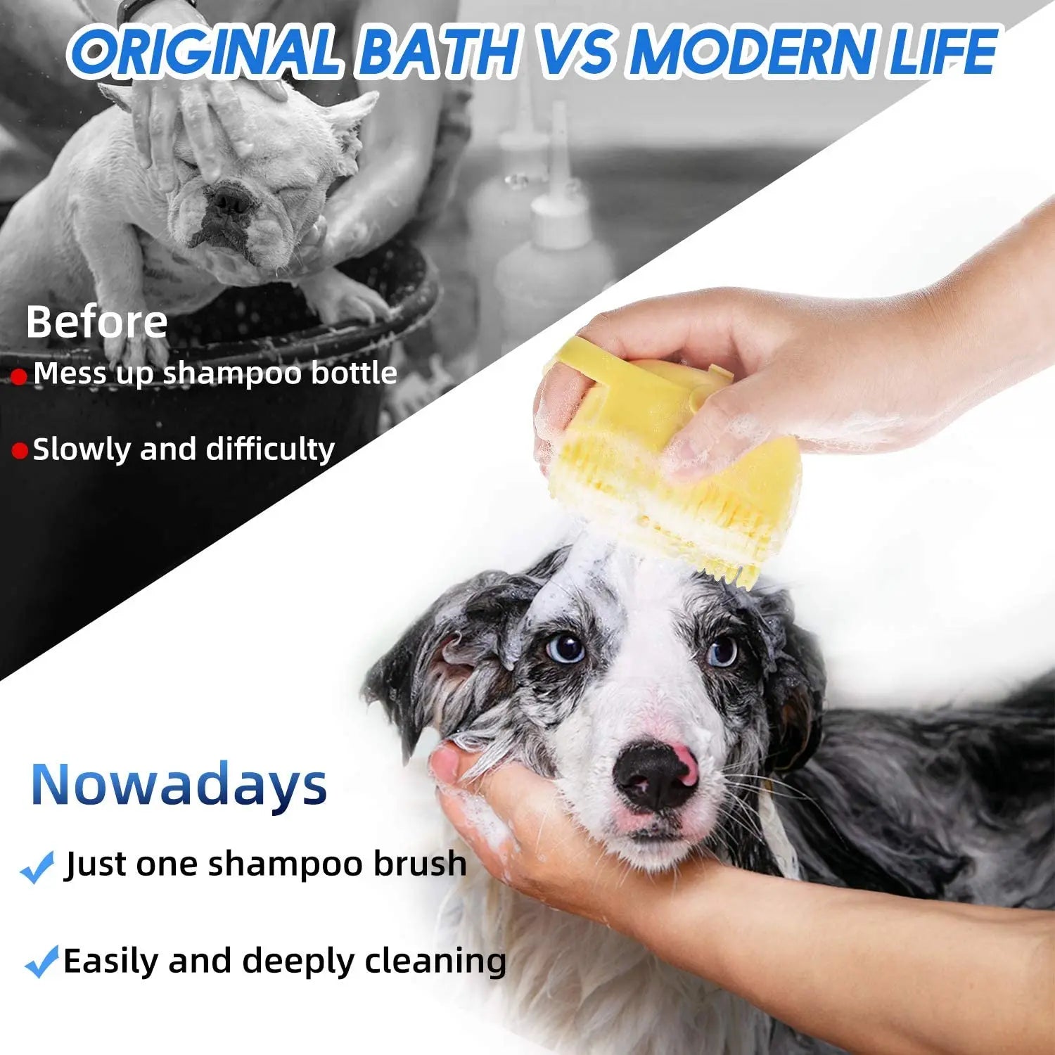 Silicone Grooming Pet Scrubber