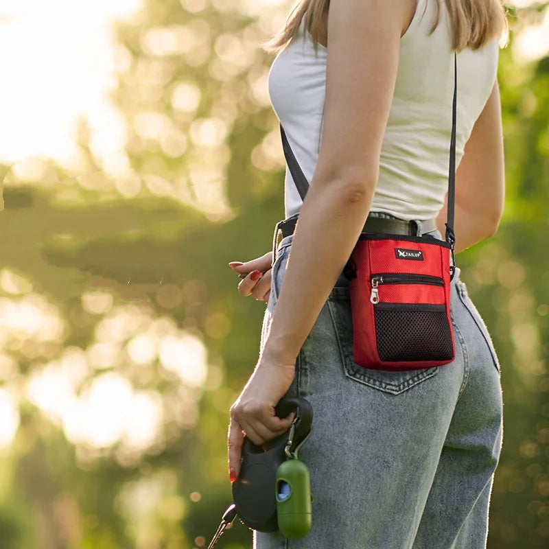 Dog Training Treat Pouch – Hands-Free Waist Bag for Walks & Obedience Training