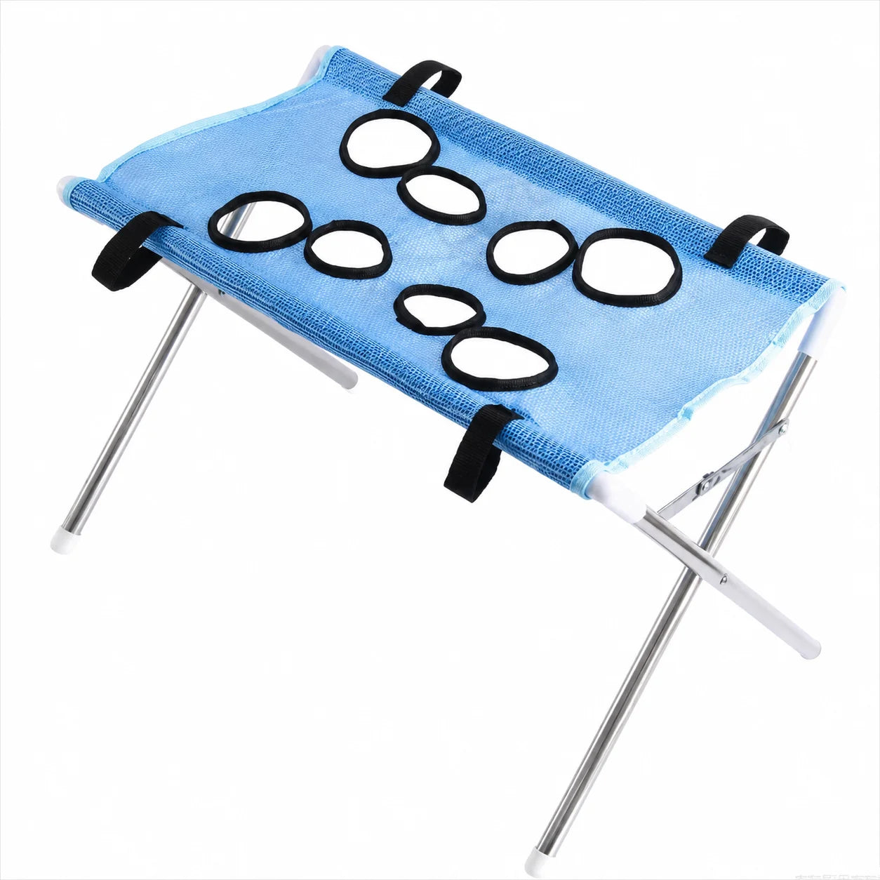 Foldable Pet Bathing Hammock – Dog & Cat Grooming & Drying Stand for Small Pets
