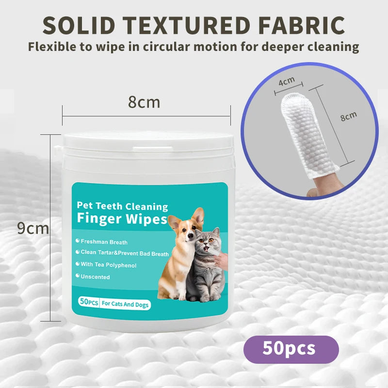 Pet Dental Cleaning Wipes