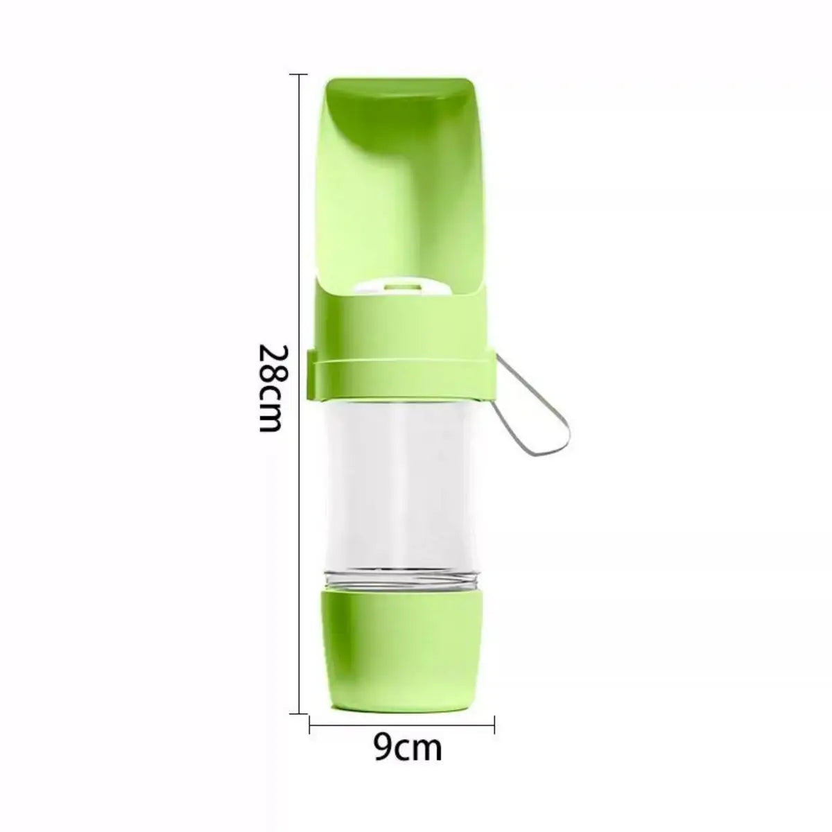 2-in-1 Pet Water Bottle & Food Container for Travel