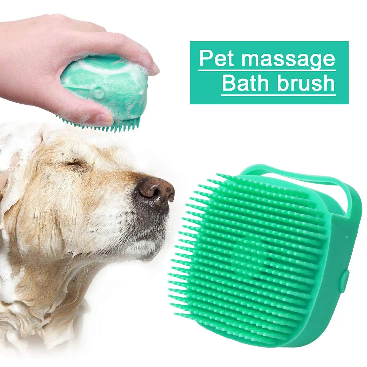 Silicone Grooming Pet Scrubber