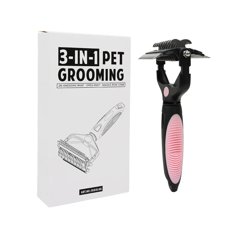 3 In 1 Dog Grooming Comb
