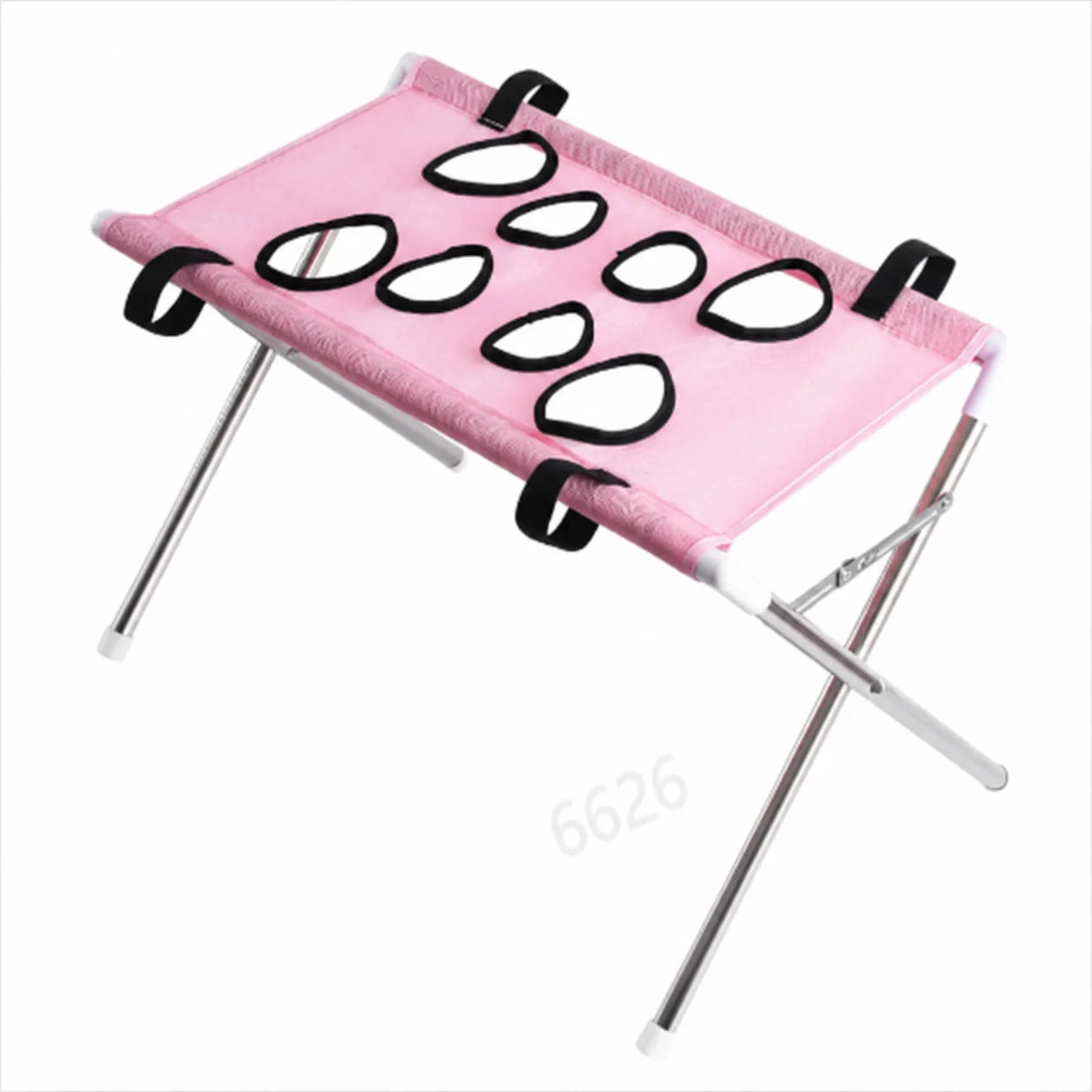 Foldable Pet Bathing Hammock – Dog & Cat Grooming & Drying Stand for Small Pets