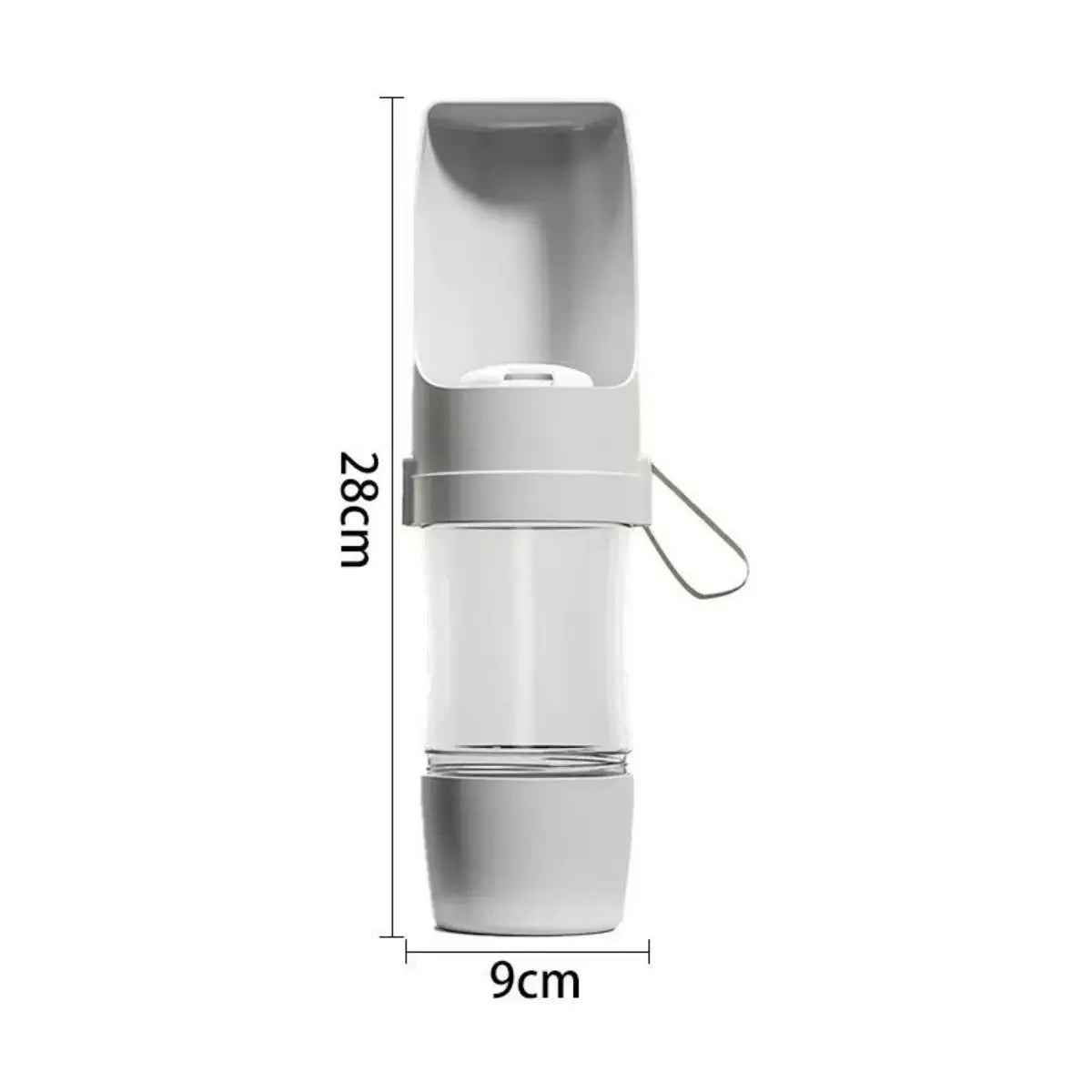 2-in-1 Pet Water Bottle & Food Container for Travel