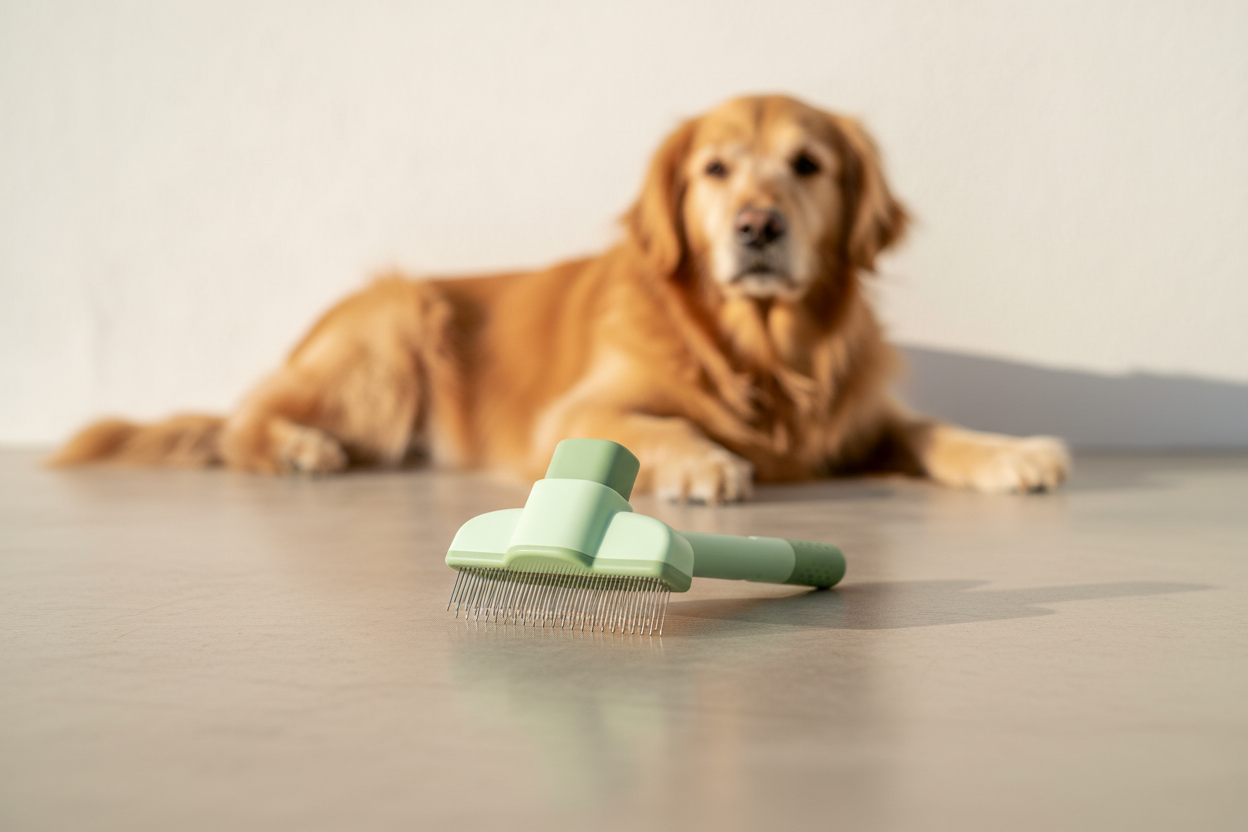 Pet Hair Remover Brush Hero Image - Exact Product