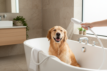 Pet Shower Sprayer Lifestyle Hero Image