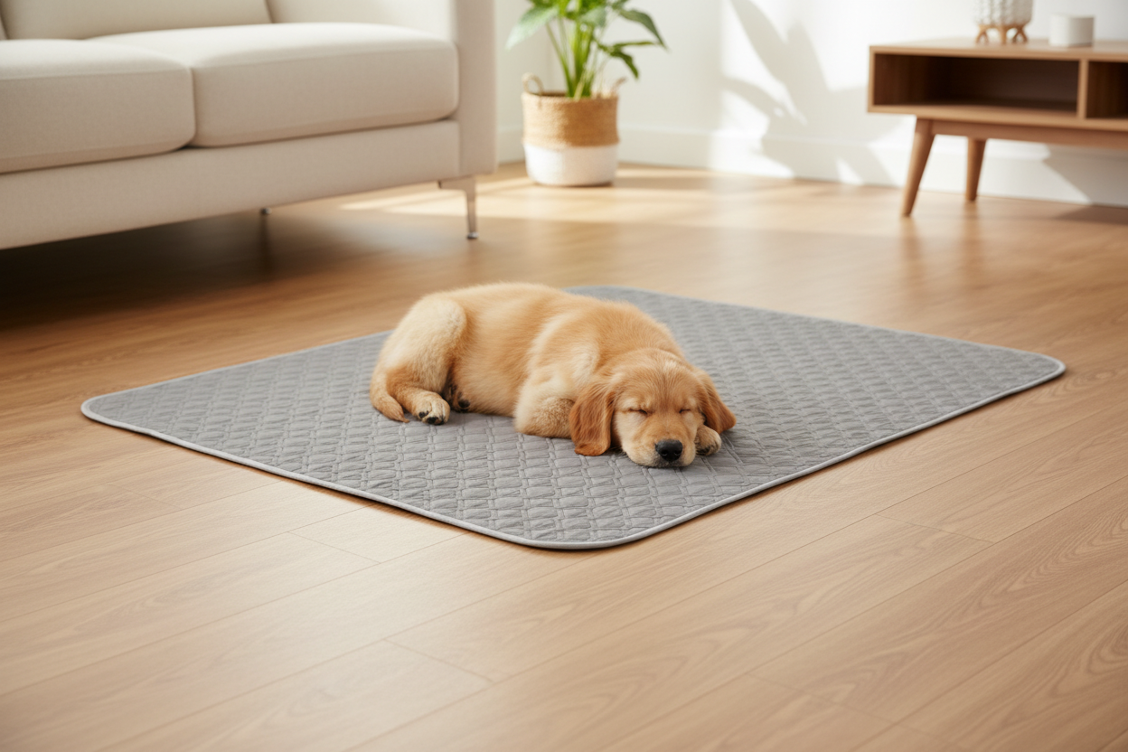 Waterproof Leak-Proof Pet Mat Lifestyle Hero